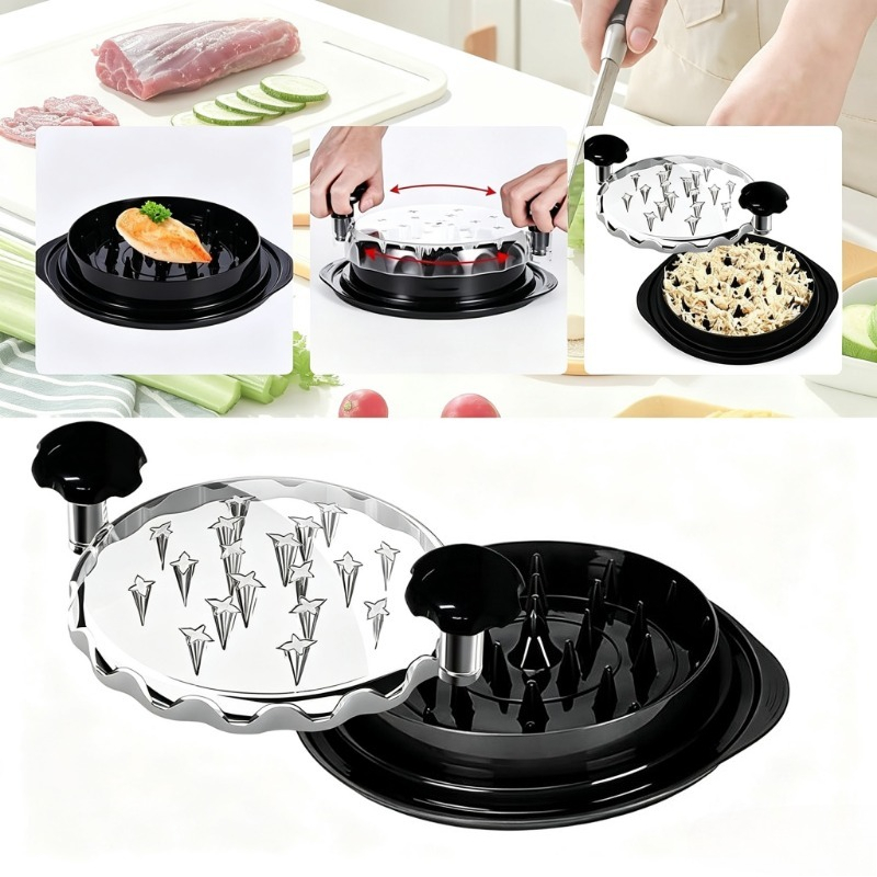 Food Processor Large - Handheld Heavy-Duty Meat Shredding Tool with