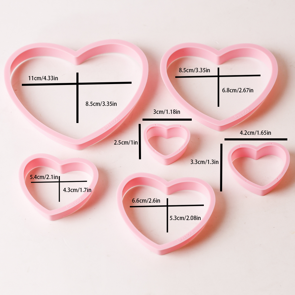 1set/3sets Pink Heart Star Flo - Kitchen Appliances Baking review and price