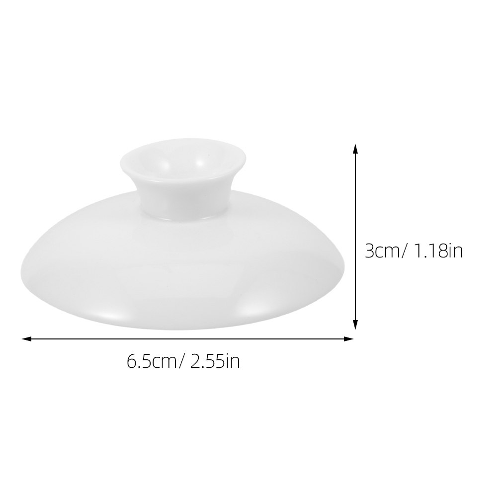 Ceramic Tea Cup Lid White Fini - Kitchen Appliances Vintage review and price