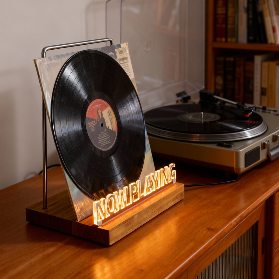 Vinyl Record Holder Stand, Cof - Kitchen Appliances Vintage review and price