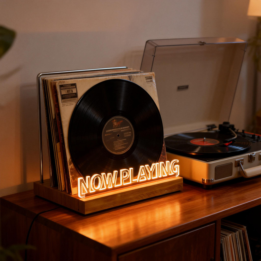 Vinyl Record Holder Stand, Cof - Kitchen Appliances Vintage review and price