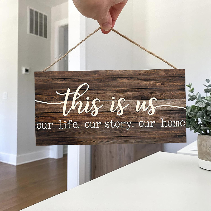 Rustic This is us Wall Hanging - Kitchen Appliances Vintage review and price