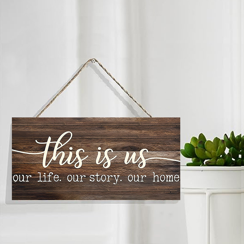 Rustic This is us Wall Hanging - Kitchen Appliances Vintage review and price