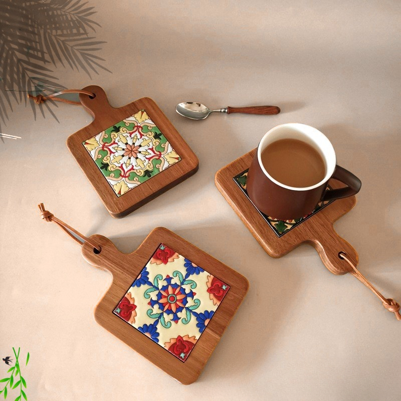 Solid Wood Flower Brick Hand P - Kitchen Appliances Vintage review and price