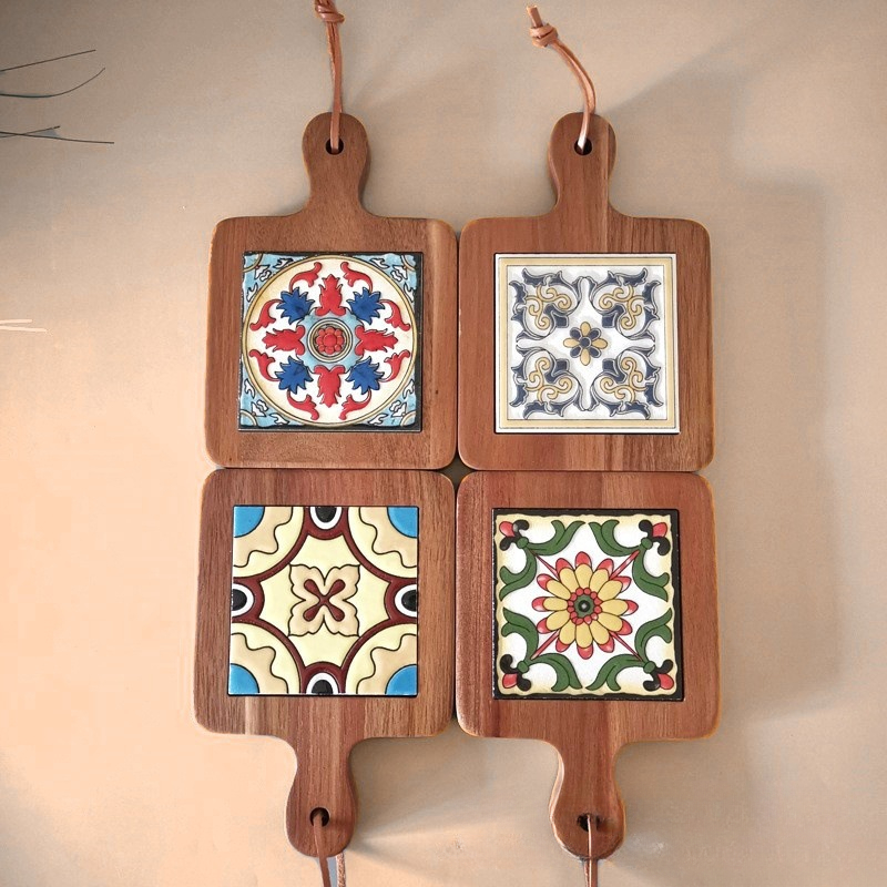 Solid Wood Flower Brick Hand P - Kitchen Appliances Vintage review and price