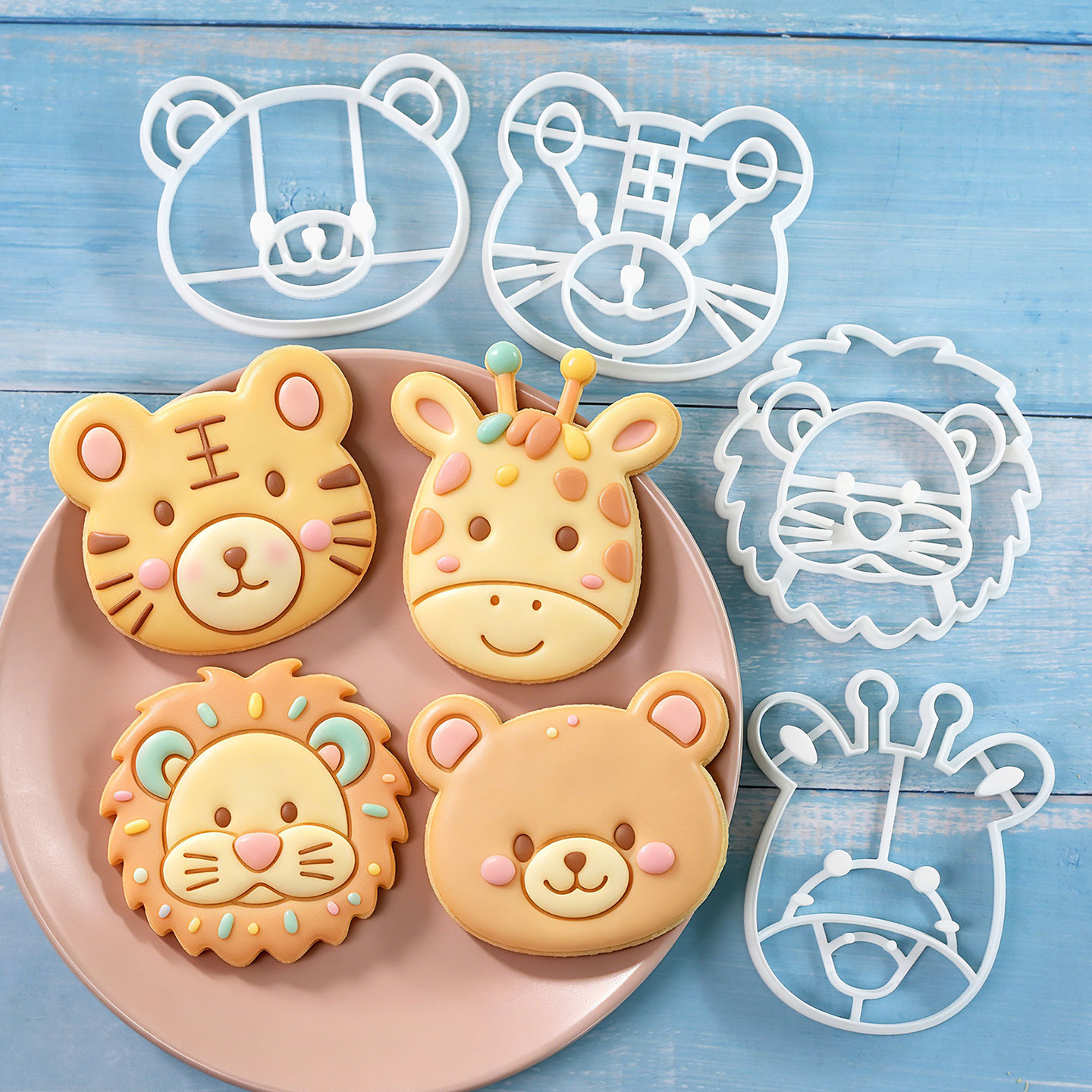 4 Pcs Animal Cookie Cutters Se - Kitchen Appliances Baking review and price