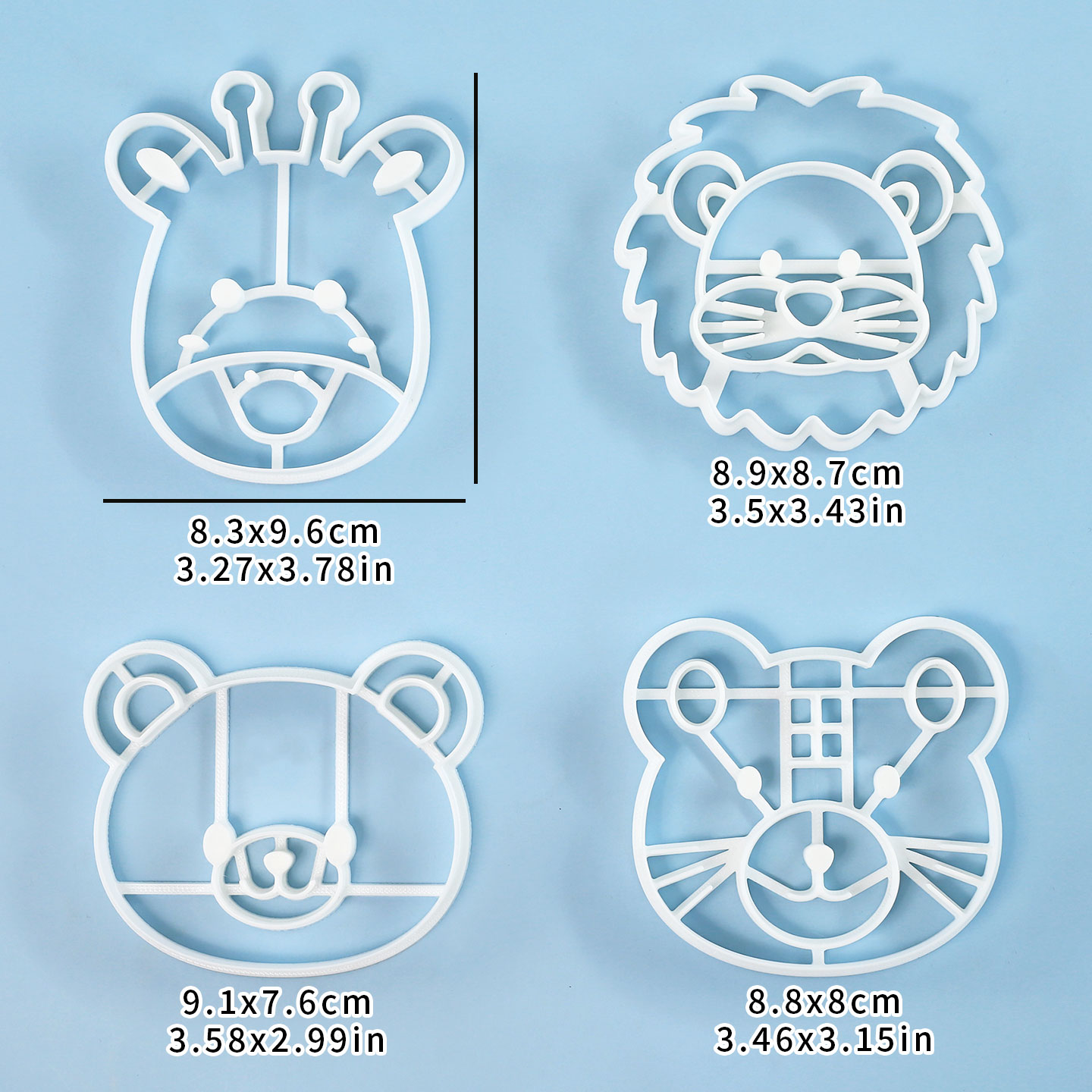 4 Pcs Animal Cookie Cutters Se - Kitchen Appliances Baking review and price