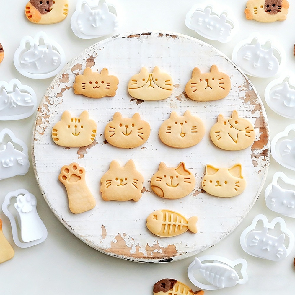 Cute Kitten DIY Stamp Cookie C - Kitchen Appliances Baking review and price
