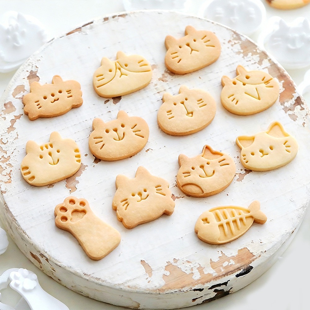 Cute Kitten DIY Stamp Cookie C - Kitchen Appliances Baking review and price