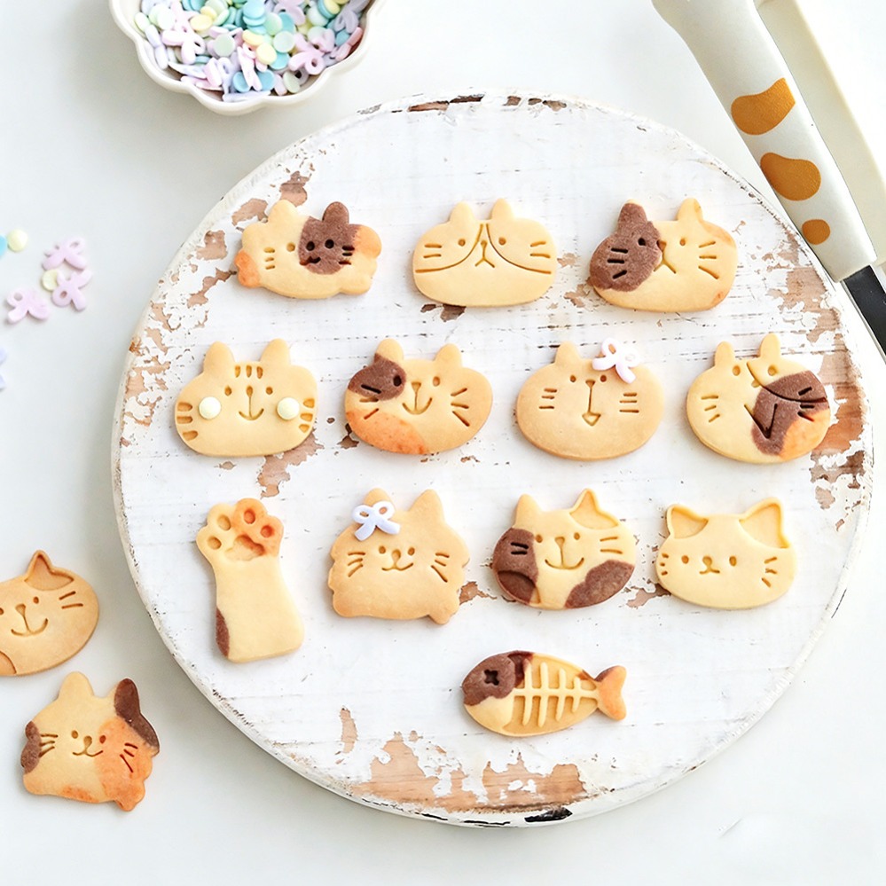 Cute Kitten DIY Stamp Cookie C - Kitchen Appliances Baking review and price