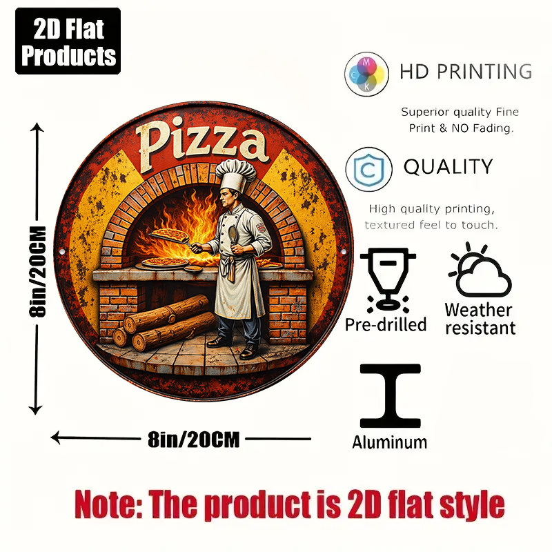 2D Retro Metal Sign, Vintage P - Kitchen Appliances Vintage review and price