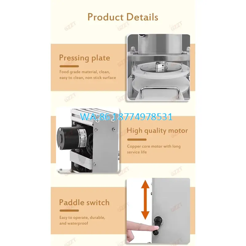Wmwmnu Automatic Roti Maker Ch - Tortilla Press Cast review and price