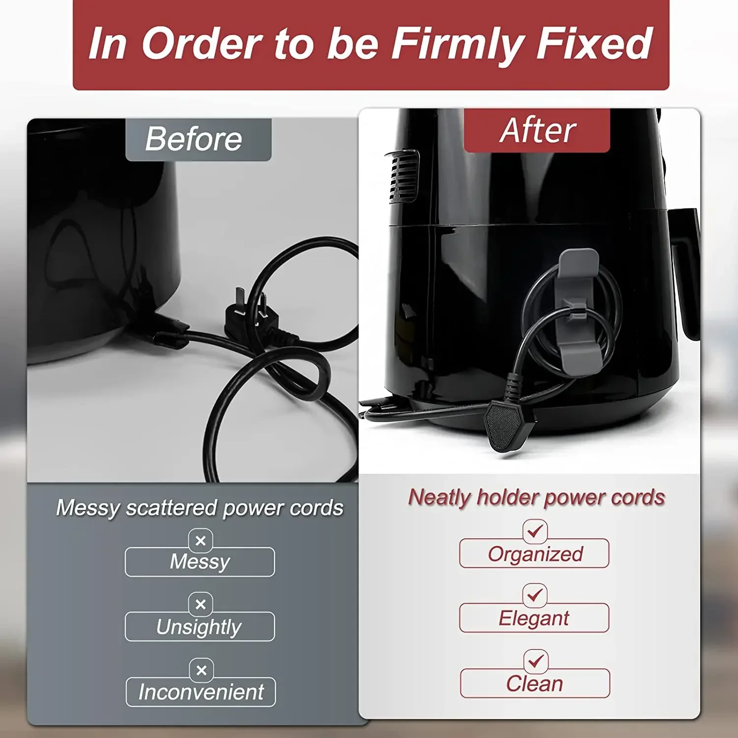 Cord Wrapper Cable Holder Clip - Kitchen Appliances Electronics review and price